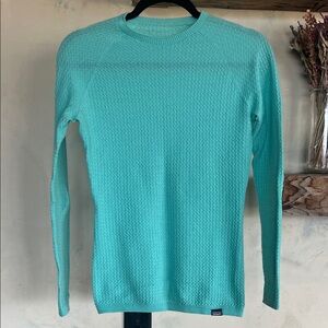 Patagonia Women’s Turquoise Capilene Air Crew Sweater